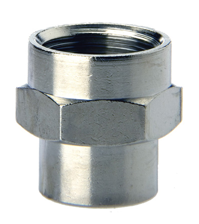 1/8" x 1/4" BSPP FEMALE REDUCER - 2553 1/8-1/4